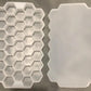 Silicone Honeycomb Ice Cube Tray with Lid (37 Cavities)