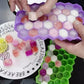 Silicone Honeycomb Ice Cube Tray with Lid (37 Cavities)