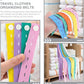 Elastic Storage Bands with Button Closure (Pack of 10)